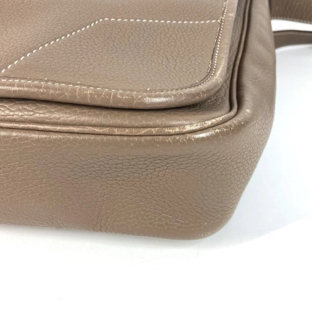 HERMES flap Victoria Messenger Bag 2WAY Bag Shoulder Bag Crossbody Hand Bag - Picture 6 of 14